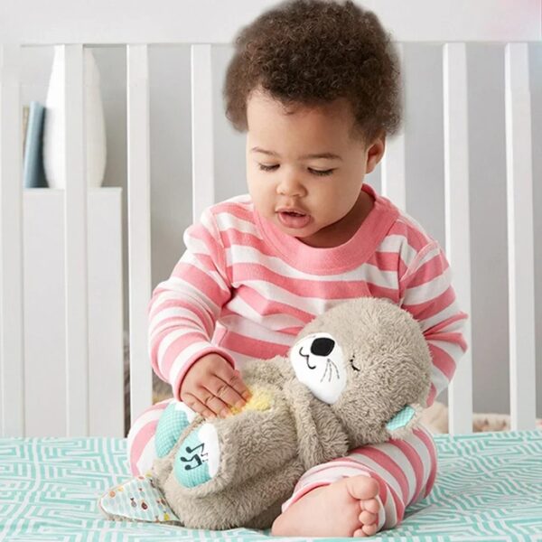 Breathing Bear Plush Sleep Soother Toy