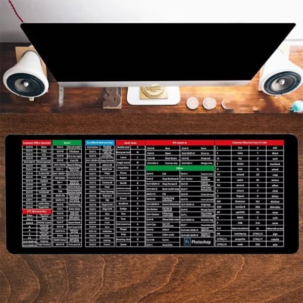 All-In-One Office Shortcut Mouse Pad