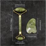 Natural Jade Roller Gua Sha Face Massager - Image 3