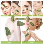 Natural Jade Roller Gua Sha Face Massager - Image 4