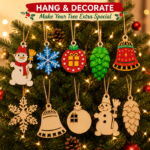 DIY Christmas Ornament Painting Set + 150 Piece Art Kit - Image 4