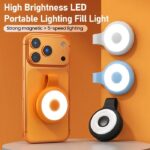 Portable Magnetic LED Fill Light for Phones - Image 4