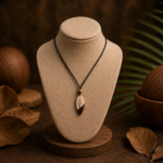 Handcrafted Coconut Shell Necklace – Nature Inspired Pendant