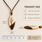 Handcrafted Coconut Shell Necklace – Nature Inspired Pendant - Image 5