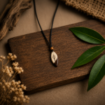 Handcrafted Coconut Shell Necklace – Nature Inspired Pendant - Image 4