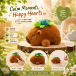 Cute Capybara Keychain with Lucky Turtle - Image 4